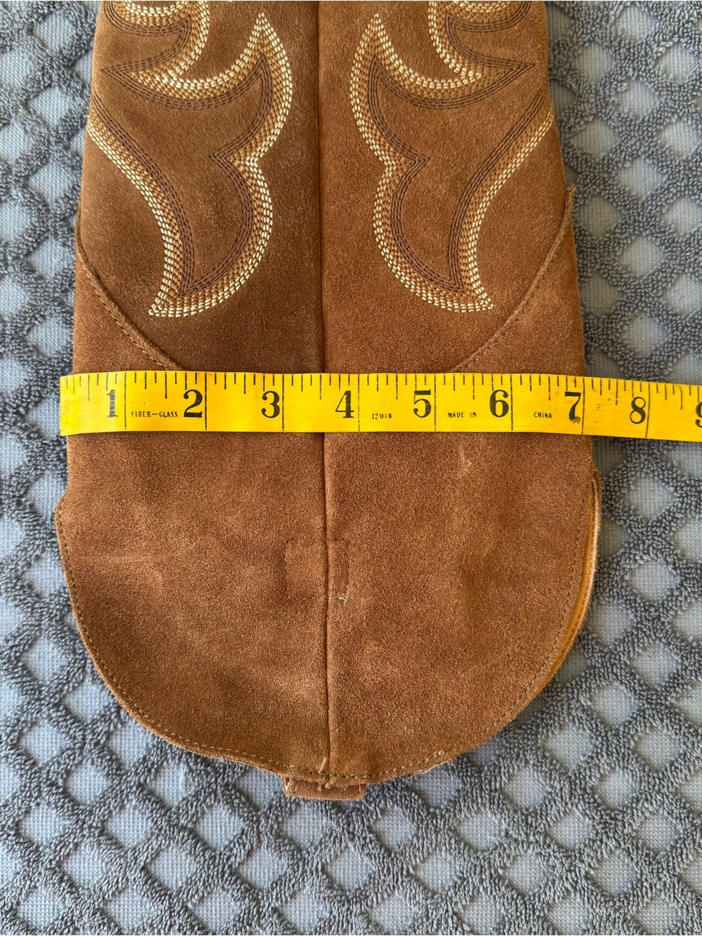 dingo Brown Suede Knee-High Heeled Boots - Picture 11 of 12